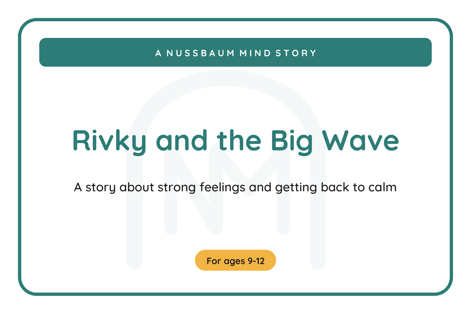 Rivky and the Big Wave cover