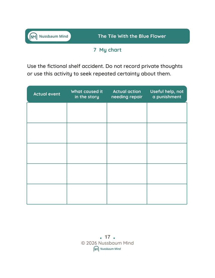 The Tile With the Blue Flower activity page 7